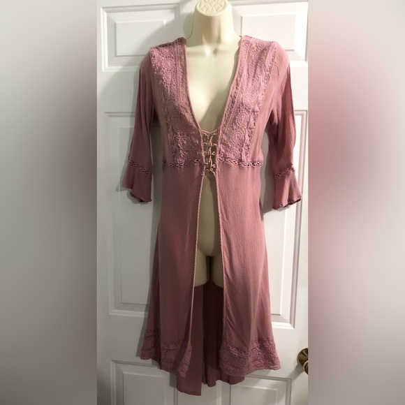 Umgee Other - UMGEE USA Swim Cover Up Pool Loungewear Mauve Ponk Womwns Medium